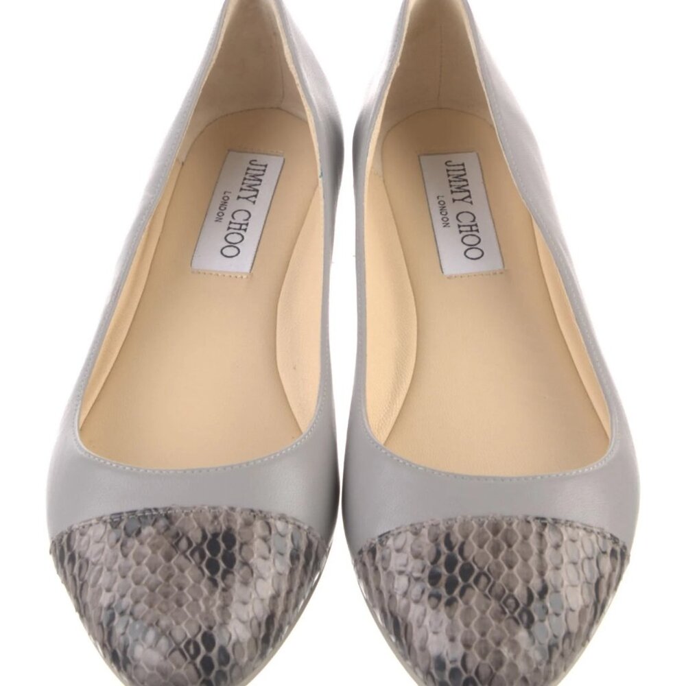 Leather Animal Print Flats Women's Size: 6 (Excellent condition)